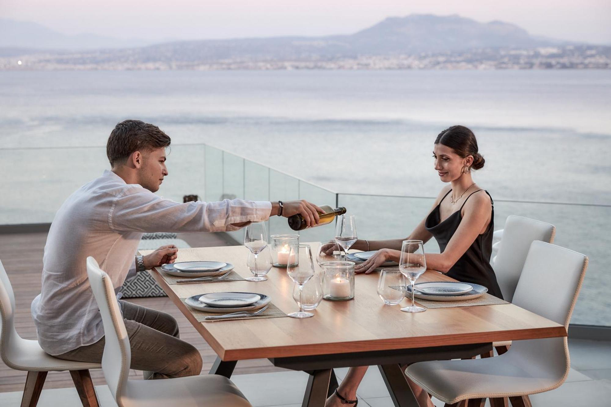 Beachfront Villa In Crete - Epavli Luxury Villa Αγία Πελαγία  Εξωτερικό φωτογραφία