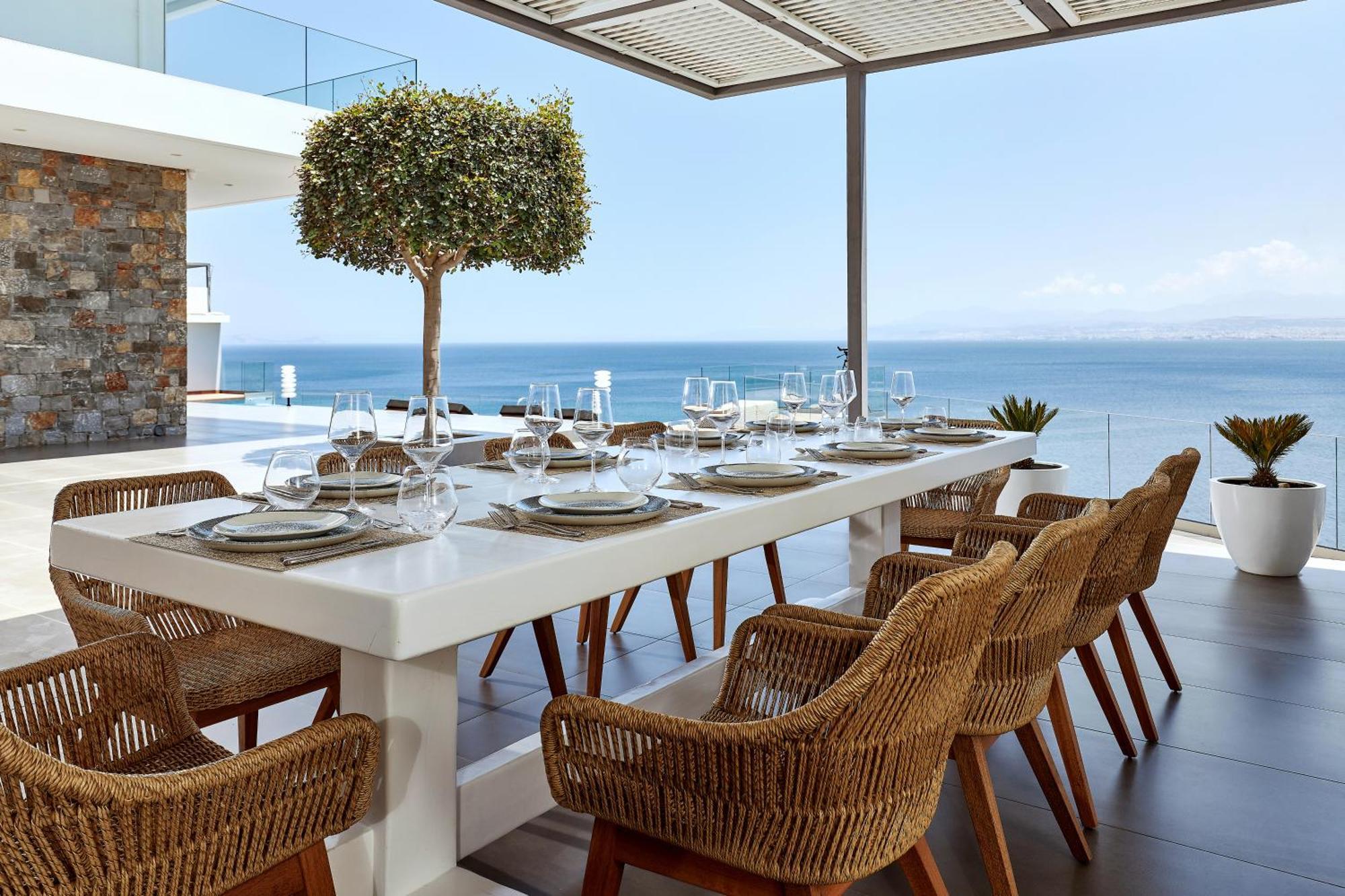 Beachfront Villa In Crete - Epavli Luxury Villa Αγία Πελαγία  Εξωτερικό φωτογραφία