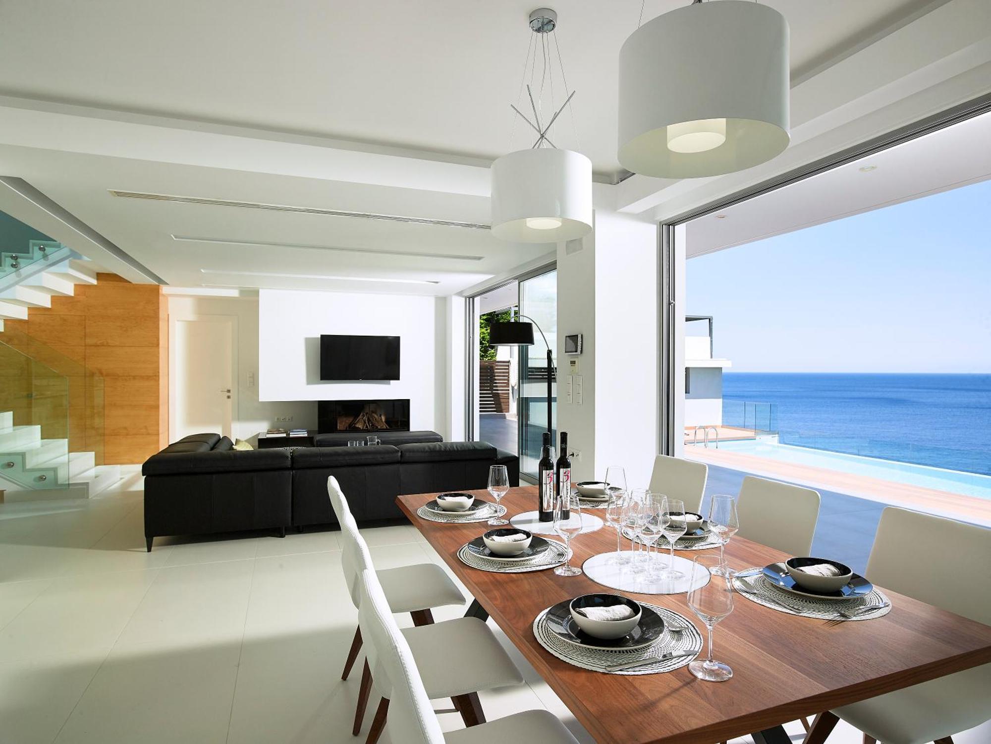 Beachfront Villa In Crete - Epavli Luxury Villa Αγία Πελαγία  Εξωτερικό φωτογραφία